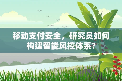 移动支付安全，研究员如何构建智能风控体系？