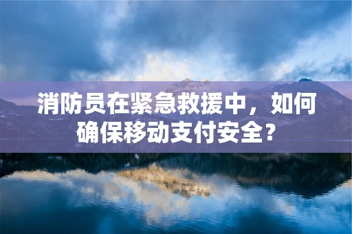 消防员在紧急救援中，如何确保移动支付安全？