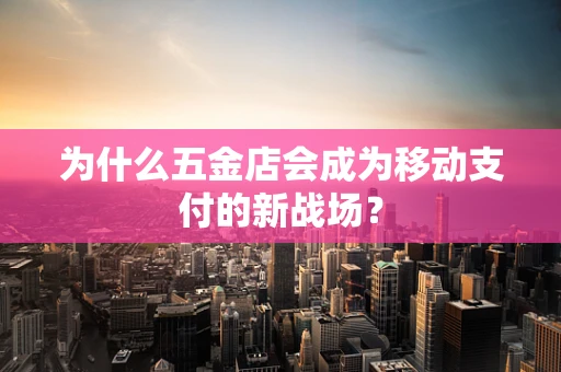 为什么五金店会成为移动支付的新战场？