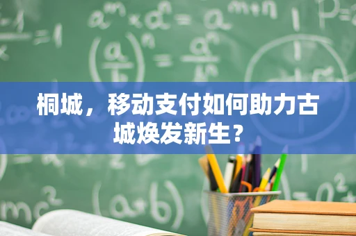 桐城，移动支付如何助力古城焕发新生？