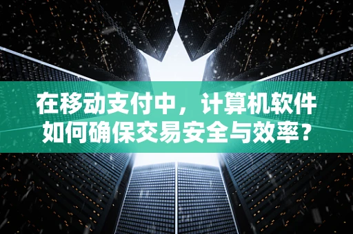 在移动支付中，计算机软件如何确保交易安全与效率？