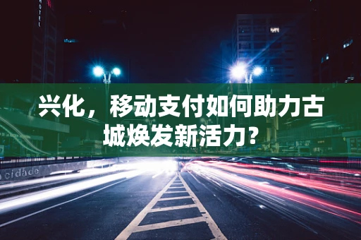 兴化，移动支付如何助力古城焕发新活力？