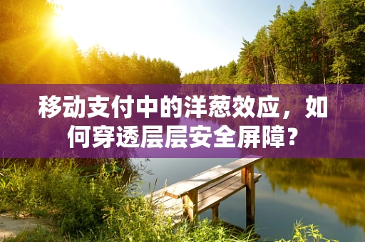 移动支付中的洋葱效应，如何穿透层层安全屏障？