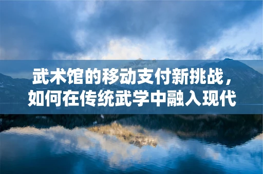 武术馆的移动支付新挑战，如何在传统武学中融入现代支付技术？