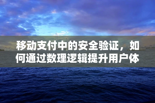 移动支付中的安全验证，如何通过数理逻辑提升用户体验？