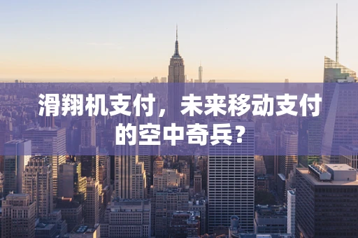 滑翔机支付，未来移动支付的空中奇兵？