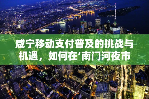 咸宁移动支付普及的挑战与机遇，如何在‘南门河夜市’中激发新活力？