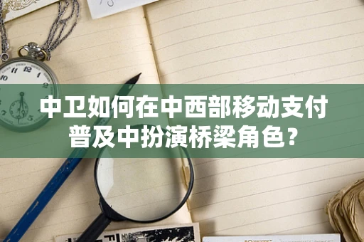 中卫如何在中西部移动支付普及中扮演桥梁角色？