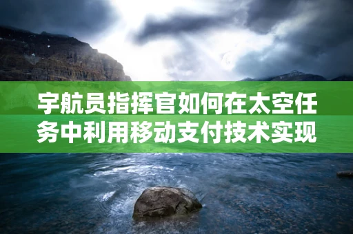 宇航员指挥官如何在太空任务中利用移动支付技术实现无缝资金流转？