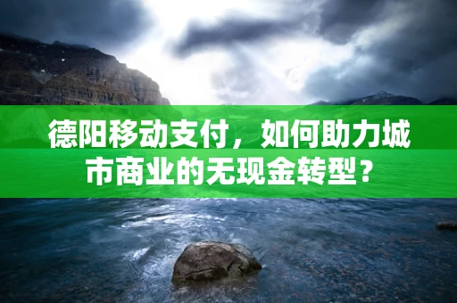 德阳移动支付，如何助力城市商业的无现金转型？