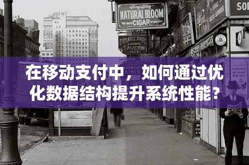 在移动支付中，如何通过优化数据结构提升系统性能？