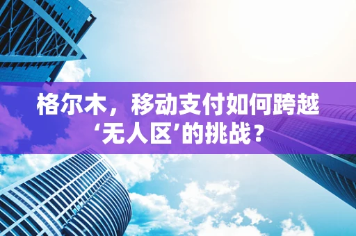 格尔木，移动支付如何跨越‘无人区’的挑战？