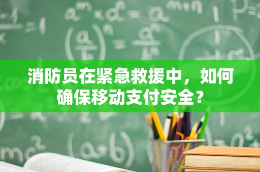 消防员在紧急救援中，如何确保移动支付安全？