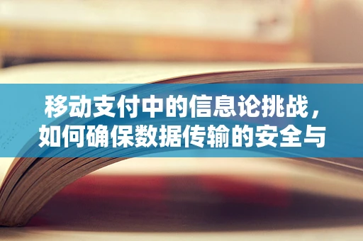 移动支付中的信息论挑战，如何确保数据传输的安全与效率？