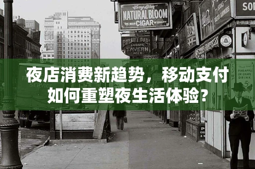 夜店消费新趋势，移动支付如何重塑夜生活体验？