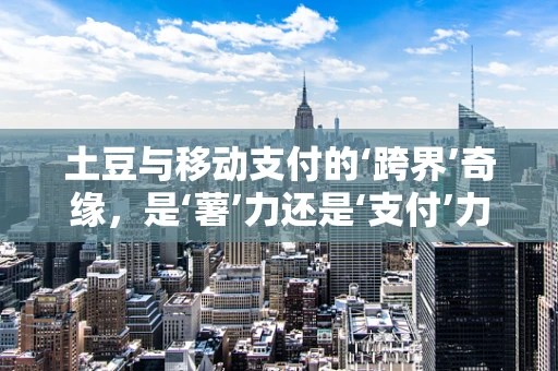 土豆与移动支付的‘跨界’奇缘，是‘薯’力还是‘支付’力？