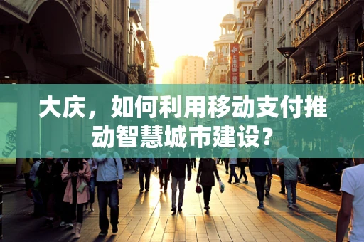 大庆，如何利用移动支付推动智慧城市建设？