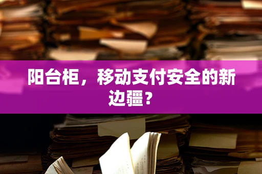 阳台柜，移动支付安全的新边疆？