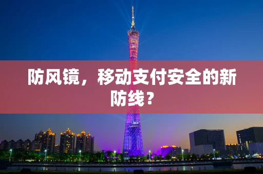 防风镜，移动支付安全的新防线？