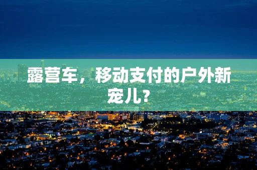 露营车，移动支付的户外新宠儿？