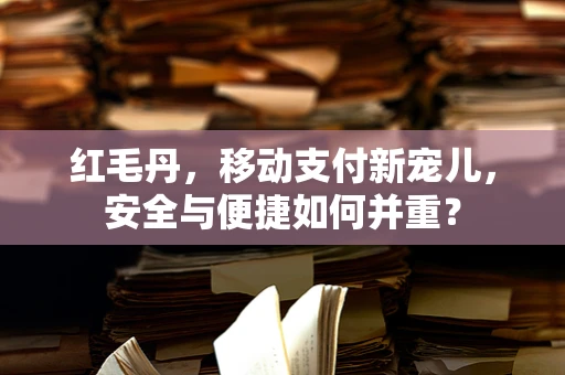 红毛丹，移动支付新宠儿，安全与便捷如何并重？