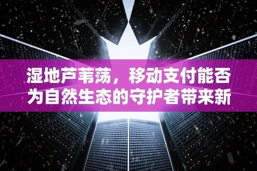 湿地芦苇荡，移动支付能否为自然生态的守护者带来新机遇？