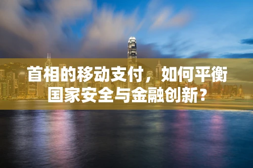 首相的移动支付，如何平衡国家安全与金融创新？