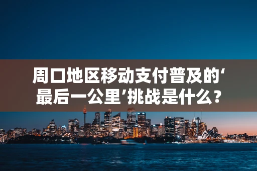 周口地区移动支付普及的‘最后一公里’挑战是什么？