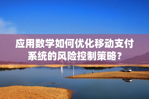 应用数学如何优化移动支付系统的风险控制策略？