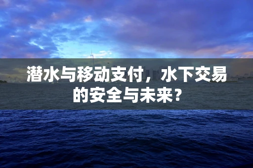 潜水与移动支付，水下交易的安全与未来？